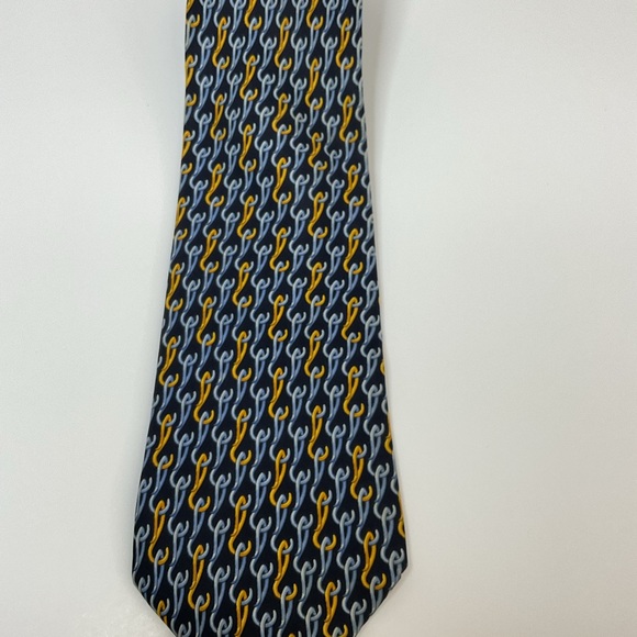 GUCCI 100% Silk Necktie Business Casual Office - Picture 4 of 8